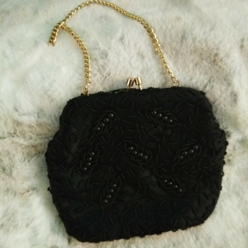 Vintage clutch wristlet tiny purse